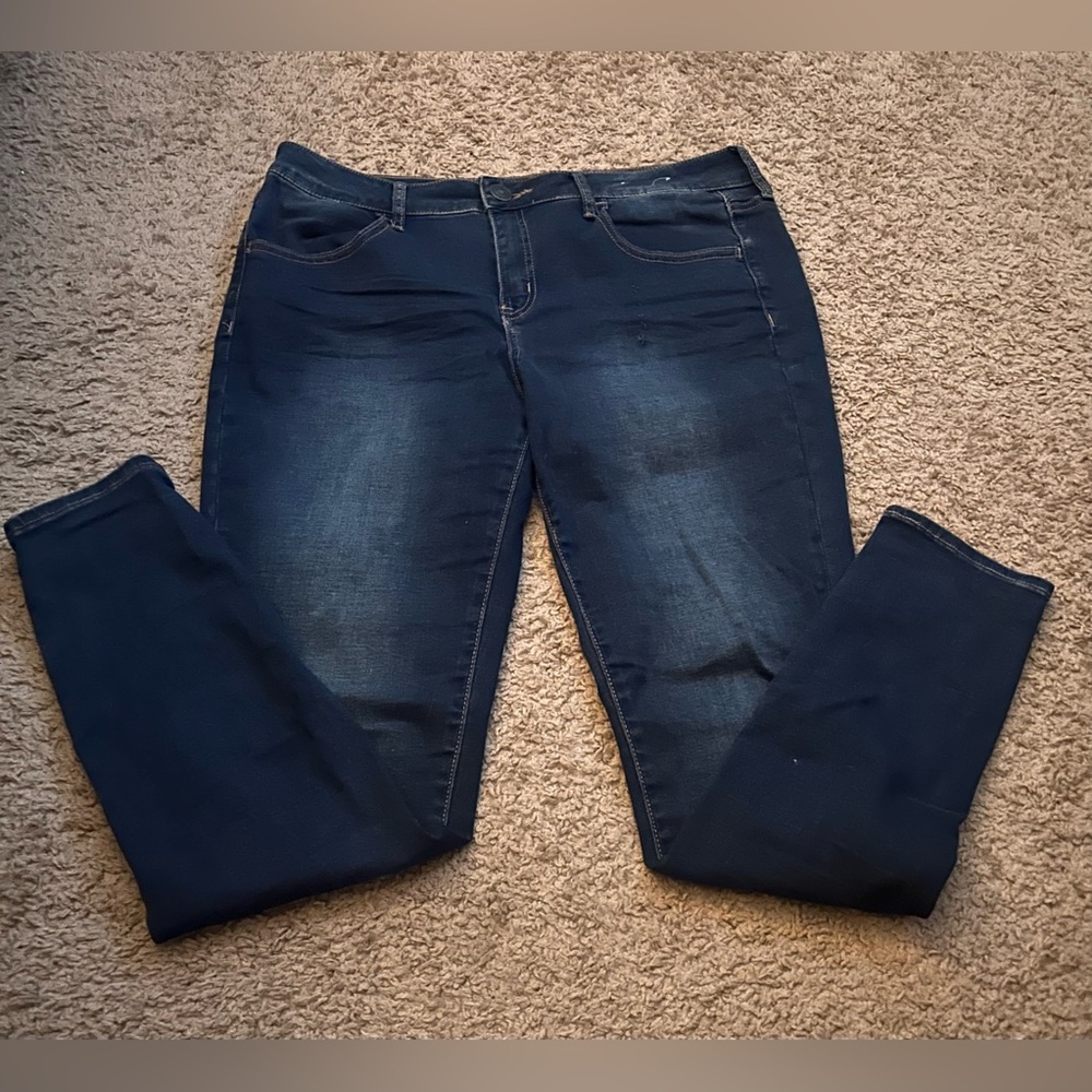 Juniors/Women's Dark Blue Jeggings